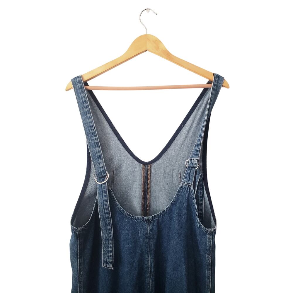 Free People High Roller Denim Jumpsuit Size Extra Small - Picture 5 of 9